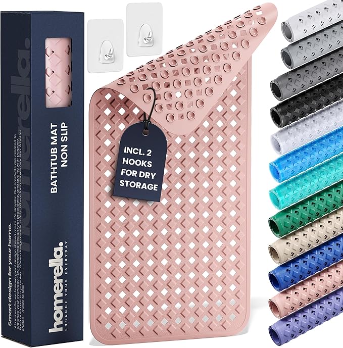 Bathtub Mat Non Slip 35x16 by Homerella