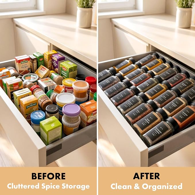 EDELHAUS® Square Spice Jars - Image 6