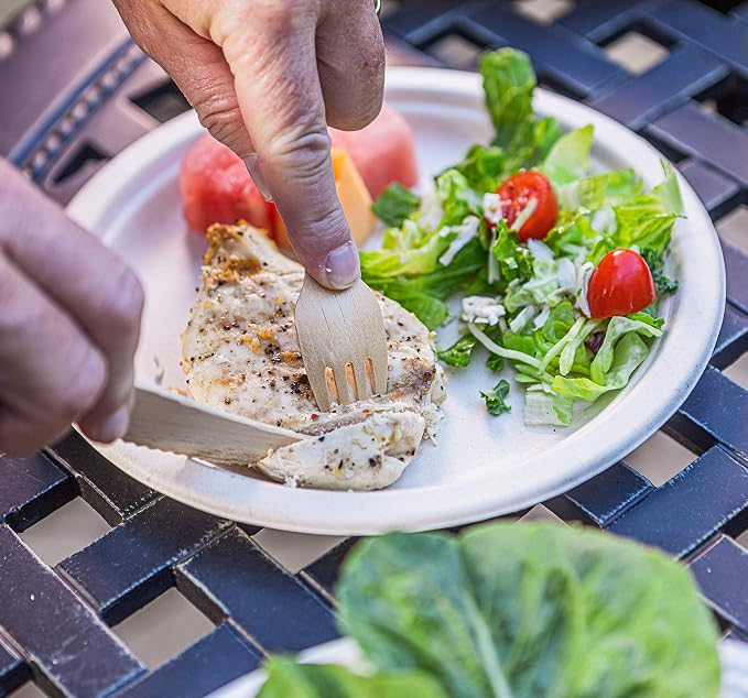 Disposable Wooden Cutlery Set - Image 2