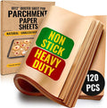 Quarter Sheet Pans 8x12 Inch Pack of 120 Parchment Paper Baking Sheets by by BakersSignature