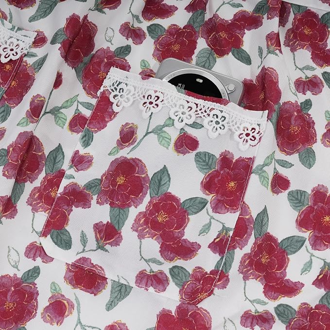 Funny Aprons for Women with Pockets, Kitchen Cooking Grilling Bbq Cute Chef - Image 5