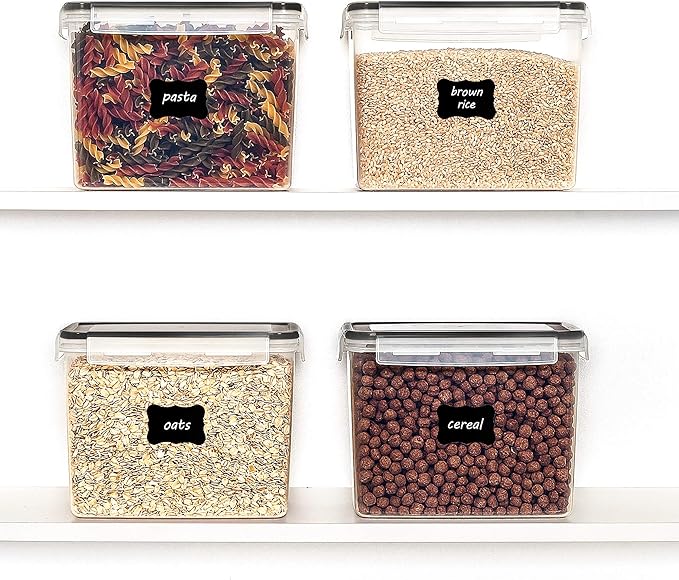 Vtopmart Food Storage Containers 3.3 quart / 3.6L, 4 Pieces BPA Free Plastic - Image 4