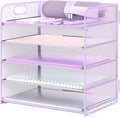 Letter Tray Paper Organizer 5-Tier Desk Organizer File Organizer Paper Holder by Sinboun