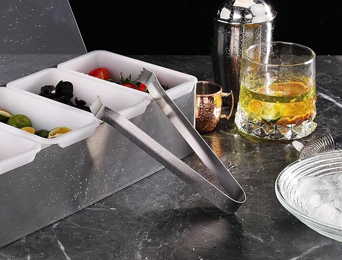 New Star Foodservice 42269 Restaurant-Grade Pom Tong, Stainless Steel, 6.5 inch - Image 4
