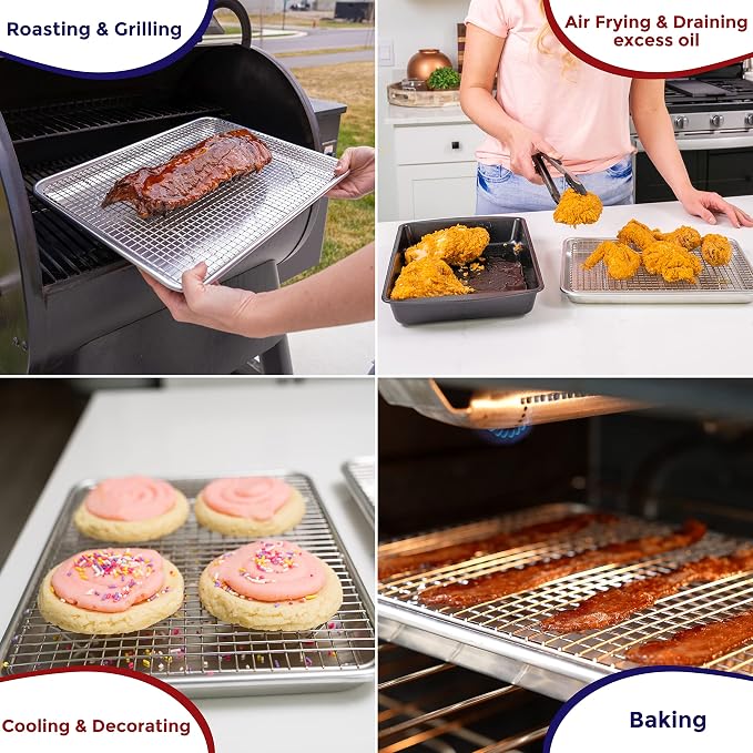 KITCHENATICS Small Quarter Sheet Baking Pan - Image 5