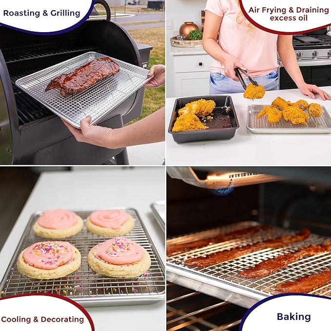 KITCHENATICS Aluminum Baking Pan Half Sheet - Image 5