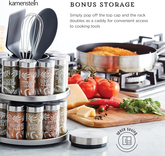 Kamenstein 20 Jar Revolving Spice Rack - Image 5