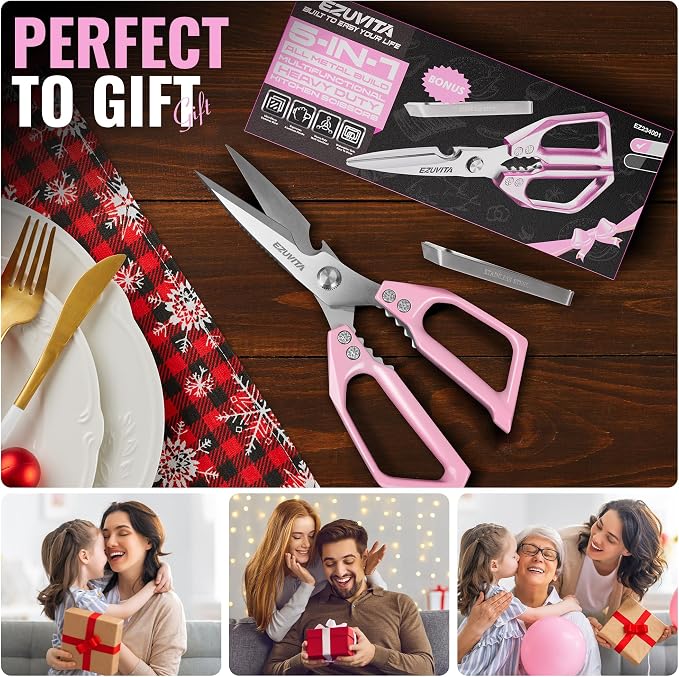 5-in-1 Multifunctional Heavy-Duty Korean Kitchen Scissors - Image 5