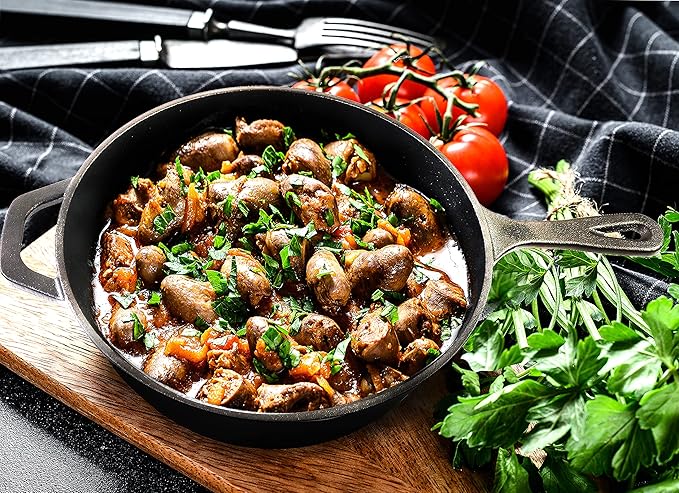 Utopia Kitchen Cast Iron Frying Pan 10.25 Inch, Cast Iron Chefs Pan, Pre - Image 5