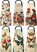 Bencailor 6 Pcs Spring Kitchen Aprons by Bencailor