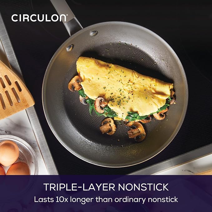 Circulon Premier Professional Hard Anodized Nonstick Cookware Induction Pots - Image 7