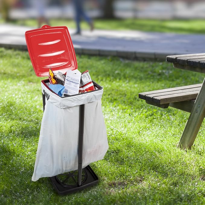 Portable Trash Bag Holder – Collapsible 13-Gallon Garbage Bin - Image 6