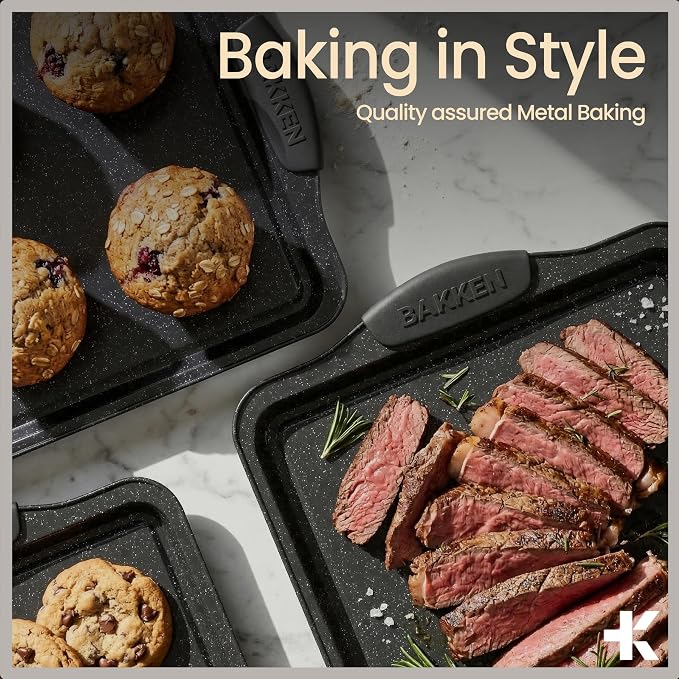 BAKKEN Cookie Sheets for Baking Nonstick Set - Image 8