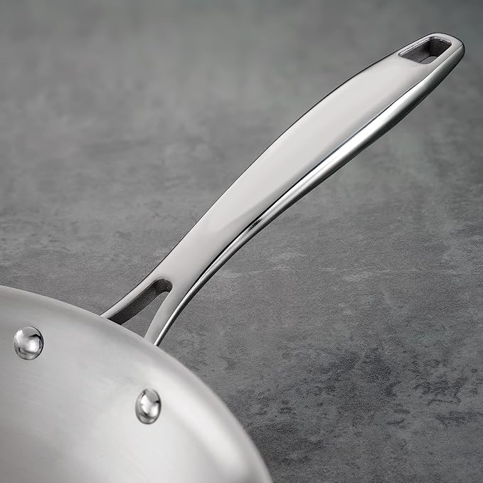Tramontina Signature Tri-Ply Clad Stainless Steel 12-Inch Large Frying Pan - Image 4