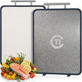 Titanium Cutting Board for Kitchen- Double Sided Chopping Board by HealthyCookingHappyLiving