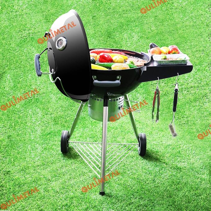 QuliMetal Grill Lid Holder for Weber Charcoal Kettle Grill 22.5 Inch and 18.5 - Image 9