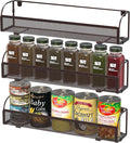 Simple Houseware Wall Mounted Spice Rack Shelves Organizer by SimpleHouseware