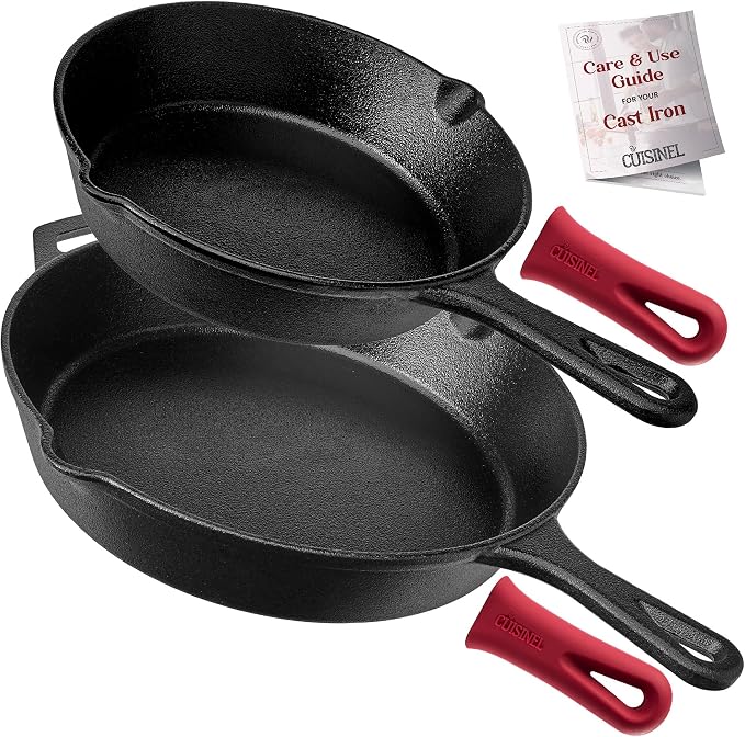 Cast Iron Skillet Set by Cuisinel