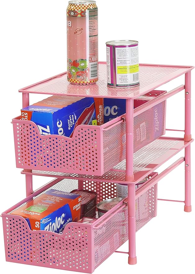 Simple Houseware Stackable Cabinet Basket Drawer Organizer - Image 5