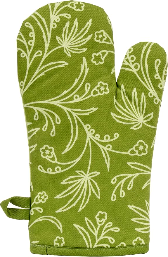Blue Q Food Has Weed in It Funny Oven Mitts - Image 2