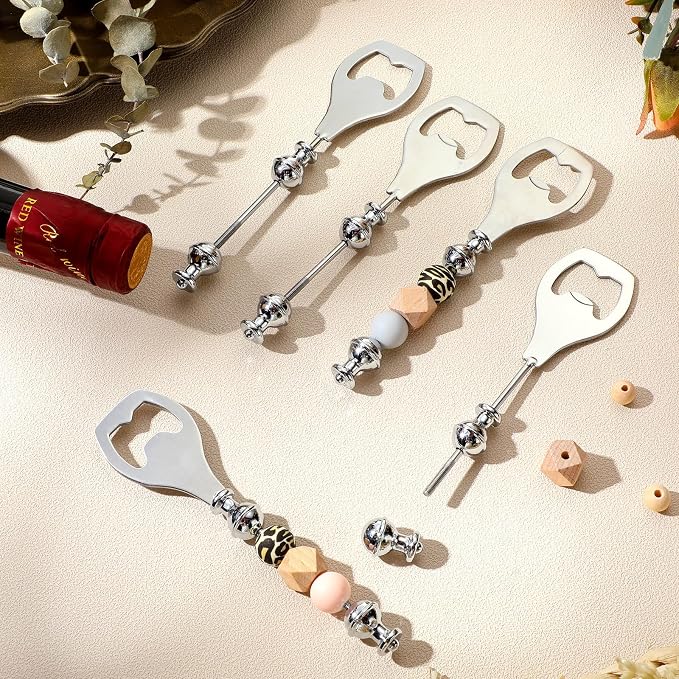 FoldTier 12 Pcs Beadable Beer Opener Reusable Bottle Opener Decorative - Image 6