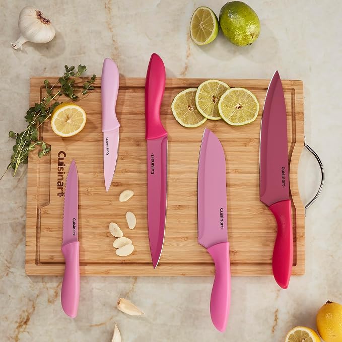 Cuisinart 10pc Ceramic Coated Color Knife Set - Image 7