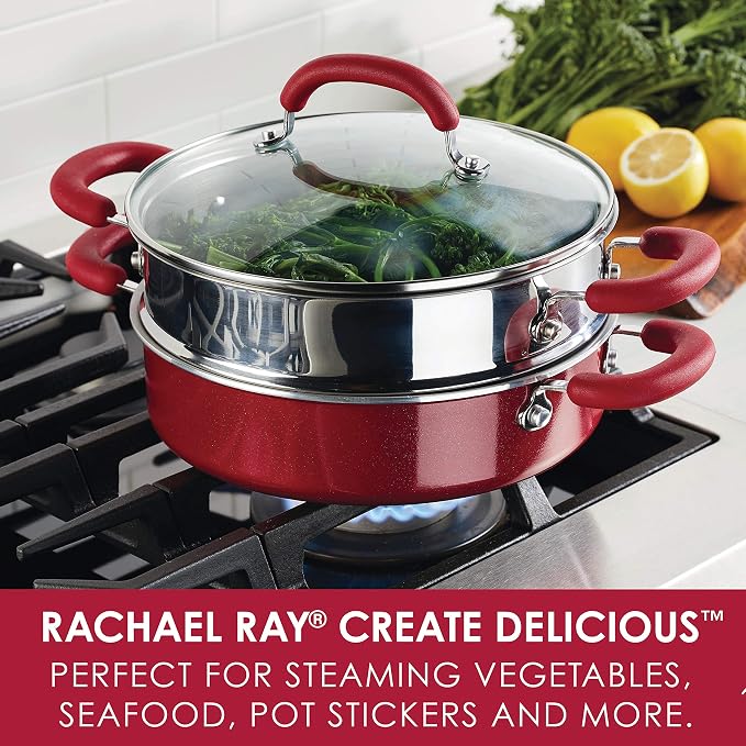 Rachael Ray Create Delicious Aluminum Nonstick Steam Set - Image 2