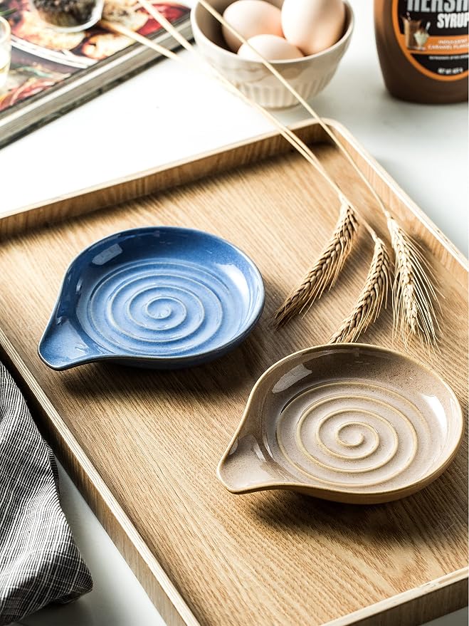 Spoon Rest, Large Ceramic Spoon Holder - Image 6