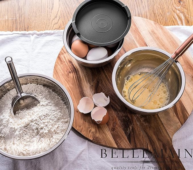 Bellemain Stainless Steel Non-Slip Mixing Bowls - Image 3