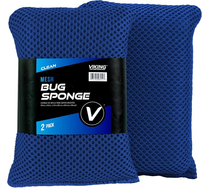 VIKING Mesh Bug Sponge, Car Wash Sponge by VikingCarCare