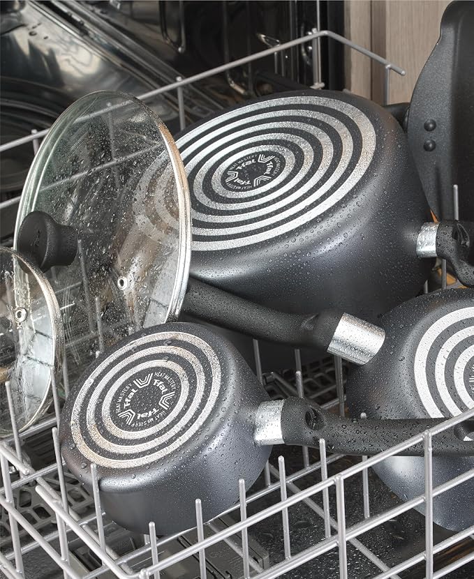 T-fal Initiatives Nonstick Cookware Set 18 Piece, Oven Broiler Safe 350F - Image 9