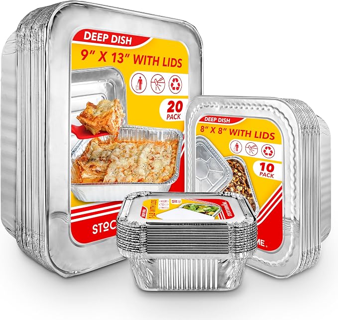 Stock Your Home Disposable Foil Pans by StockYourHome