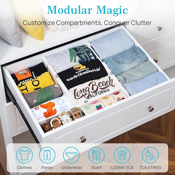Vtopmart 16 Pack Drawer Dividers - Image 3