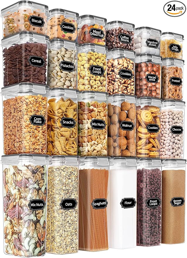 PRAKI Airtight Food Storage Containers Set by PRAKI