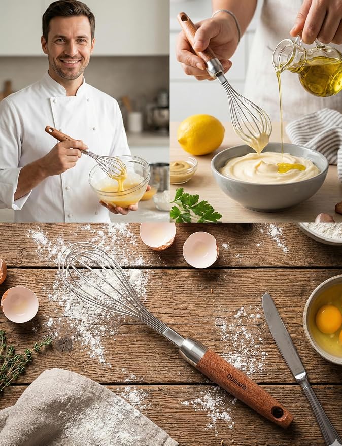 Egg Whisk, Small Balloon Whisking Tool - Image 9