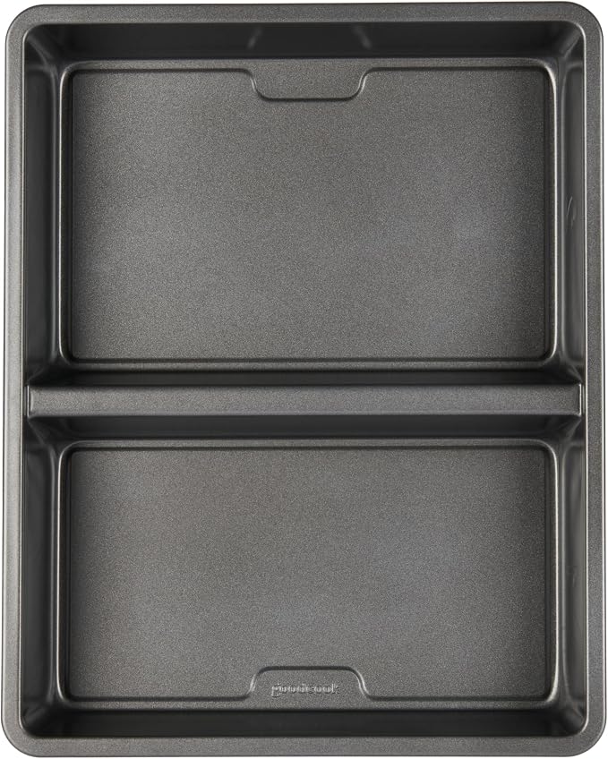 GoodCook Divided Baking Sheet Premium Carbon Steel Nonstick Pan, 11 x 14-Inch by GoodCook