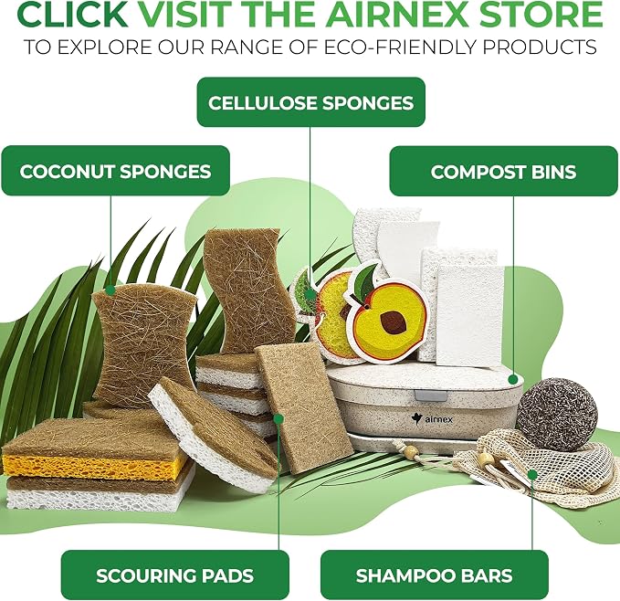 AIRNEX Natural Kitchen Sponges - Image 8