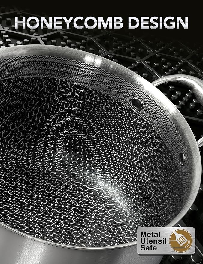 MICHELANGELO Tri-ply Stainless Steel Stock Pot, 8-Quart Stockpot - Image 2