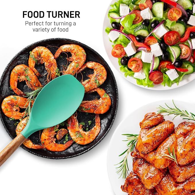 Zulay Kitchen Non-Stick Cooking Utensils Set - Image 6