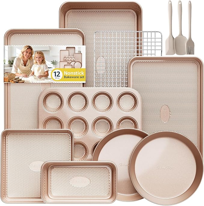 12-Piece Nonstick Bakeware Set by SlowSLog