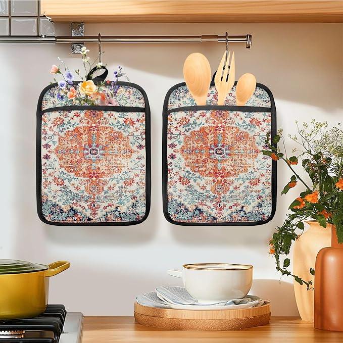 Rustic Vintage Boho Pot Holders - Image 2