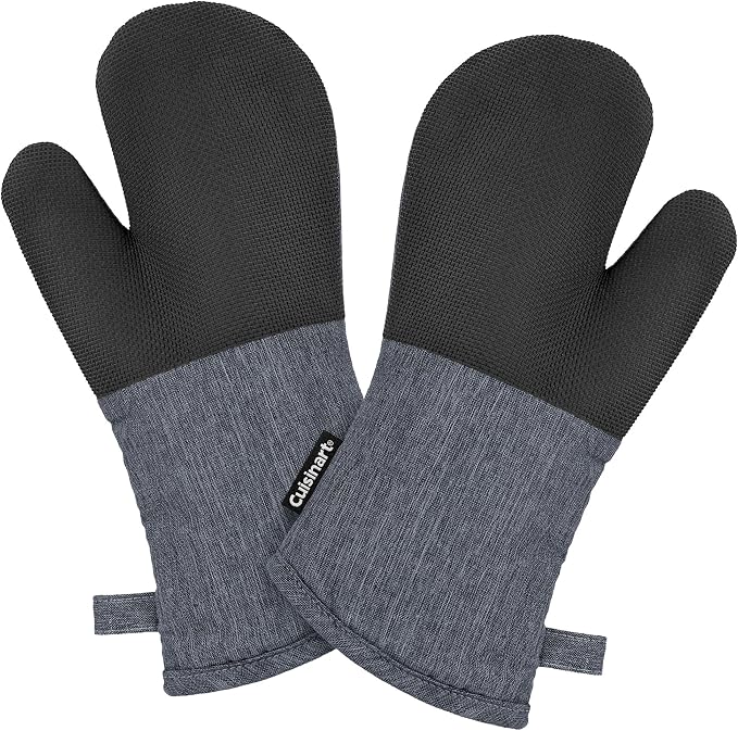 Cuisinart Kitchen Oven Mitts – Heat-Resistant Kitchen Mitts by BestBrands