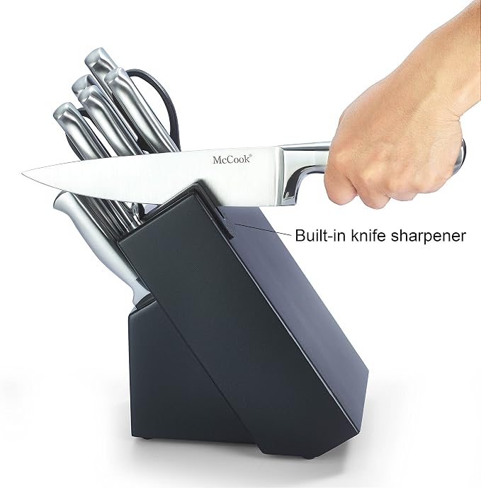 McCook® Knife Sets, German Stainless Steel Knife Block Sets - Image 3