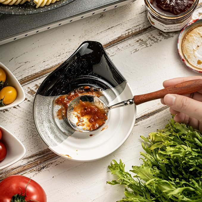 Large Ceramic Spoon Rest for Stove Top & Kitchen Counter, Heat-Resistant Spoon - Image 7