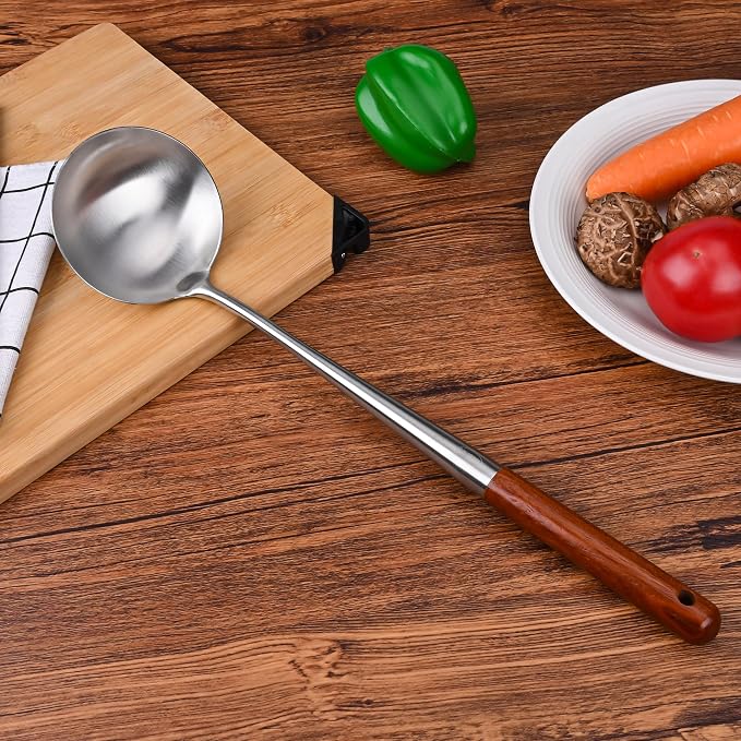 FJNATINH Soup Ladle, Metal Ladle Stainless Steel - Image 3