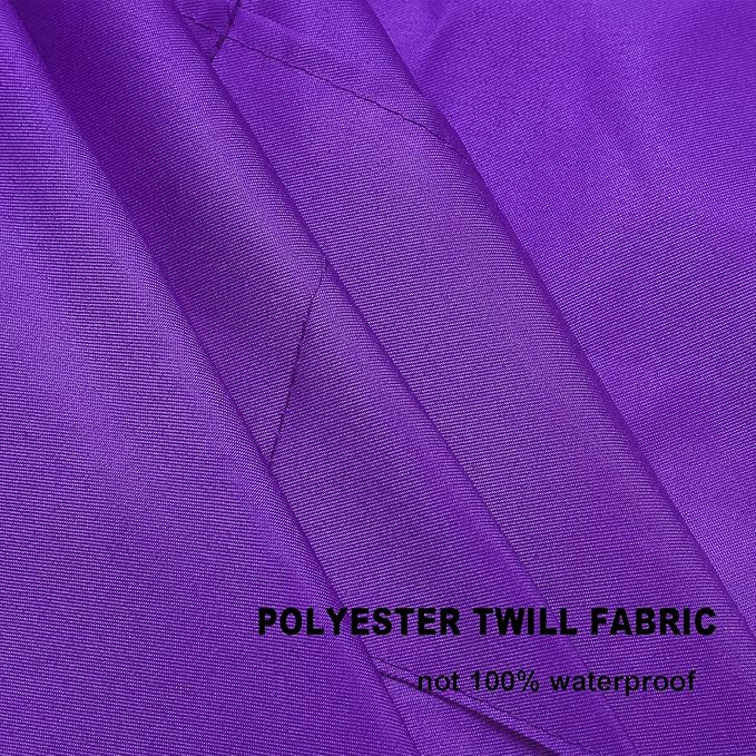 12 Pcs Purple Bib Bulk Aprons for Women Men Adult Girls Unisex - Image 6