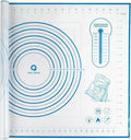 Silicone Baking Mat with Measurements, Pastry/Fondant/Dough Rolling by WelcometoQuellance