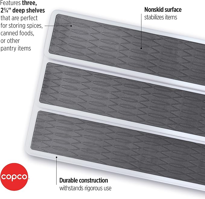 Copco 3-Tier Non-Skid Spice Rack Organizer - Image 3