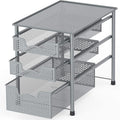 Simple Houseware Stackable 3 Tier Sliding Basket Organizer Drawer by SimpleHouseware