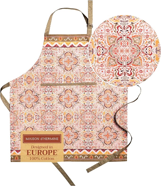 Maison d' Hermine 100% Cotton Apron by MaisondHermine